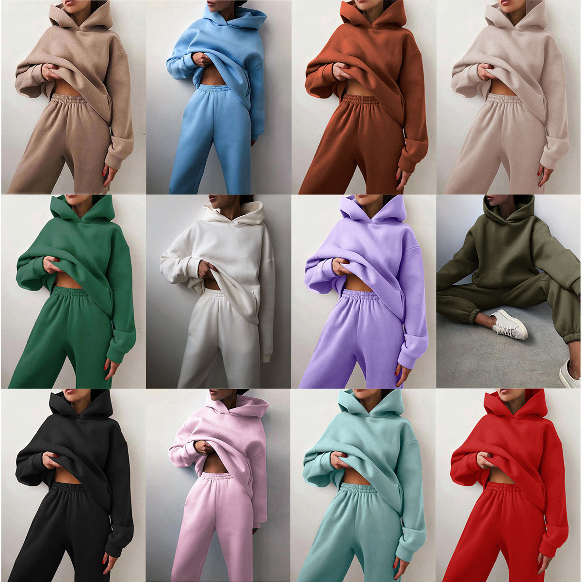 Sweat Pants Two-Piece Set